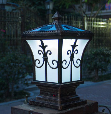 托喀依乡柱头灯