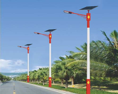 托喀依乡民族特色路灯