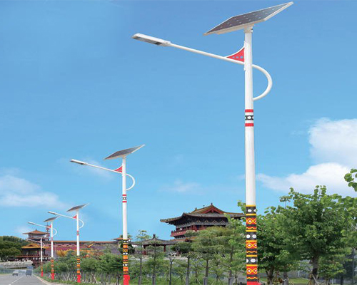 托喀依乡民族特色路灯